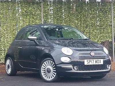 Black Used 2017 Fiat 500C Lounge Cabriolet | £6,998 (Fair price)