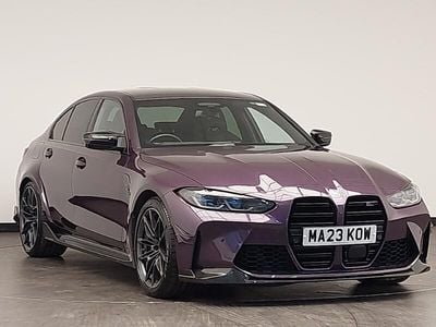 Purple Used 2023 BMW M3 Competition Edition Sedan | £66,898 (Expensive)