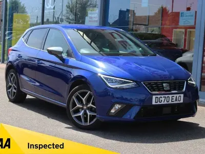 Used Seat Ibiza XCELLENCE Lux 110 HP (80 kW) 2020 Blue Hatchback