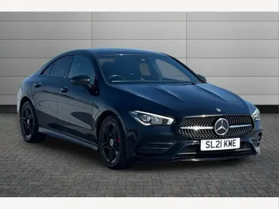 Used Mercedes CLA250 AMG line 224 HP (164 kW) 2021 Cosmos black Sedan