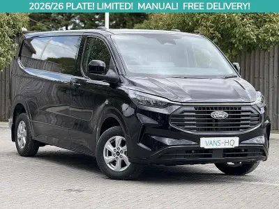 New Ford Transit Custom Limited 136 HP (100 kW) 2025 Black Van