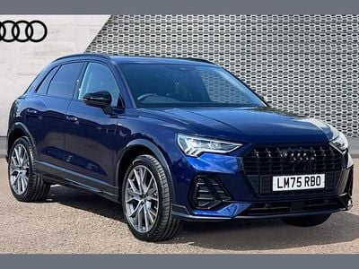 Used Audi Q3 Black Edition 150 HP (110 kW) 2025 Blue SUV
