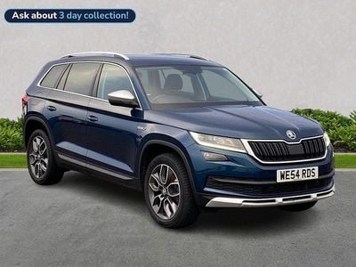 Blue Used 2018 Skoda Kodiaq Scout 4x4 SUV | £19,995 (A bit pricey)