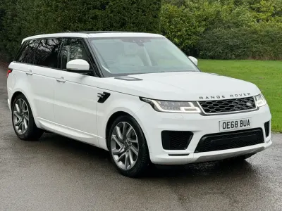 Gebraucht Land Rover Range Rover Sport Autobiography Dynamic 404 PS (297 kW) 2018 Weiß SUV