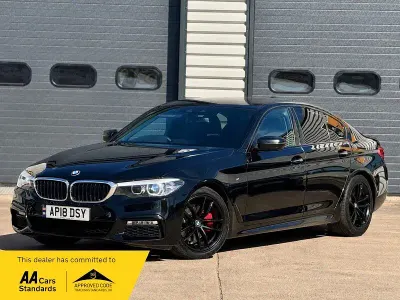 Used BMW 520 M Sport 181 HP (133 kW) 2018 Black Sedan