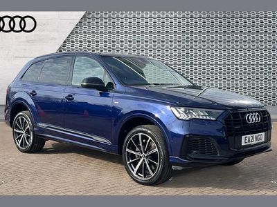 Used Audi Q7 Black Edition 334 HP (245 kW) 2021 Blue SUV