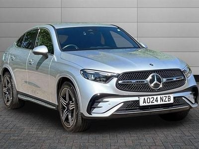 Begagnad Mercedes GLC300 AMG Line Premium 269 HK (197 kW) 2024 Silver Sportkupé