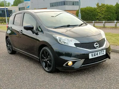 Used Nissan Note S 90 HP (66 kW) 2014 Black Hatchback