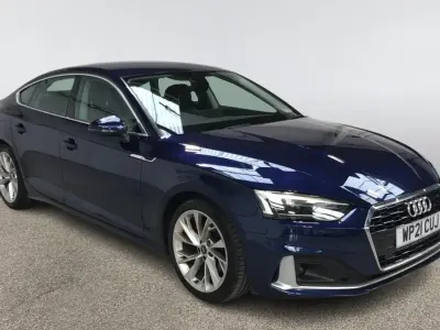 Second-hand Audi A5 Sport 2021 Albastru Coupe
