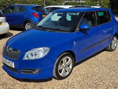 Used Skoda Fabia Sport 2009 Blue Hatchback