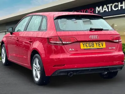 Used Audi A3 Sportback Design 2018 Red Hatchback