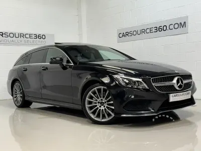 Used Mercedes CLS350 Shooting Brake AMG line 258 HP (189 kW) 2017 Black Estate
