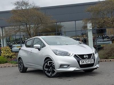 Used Nissan Micra Acenta 92 HP (67 kW) 2022 Silver Hatchback