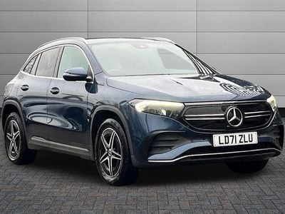 Denim blue Used 2021 Mercedes EQA250 AMG line SUV | £19,490 (Good price)