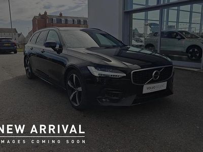 Used Volvo V90 R-Design 187 HP (137 kW) 2019 Black Estate