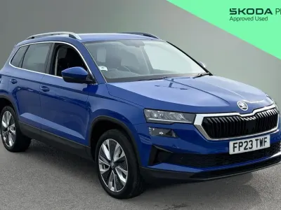 Gebraucht Skoda Karoq SE L 150 PS (110 kW) 2023 Blau SUV