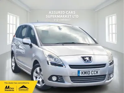 Gebraucht Peugeot 5008 Sport 112 PS (82 kW) 2010 Silber Van / Kleinbus