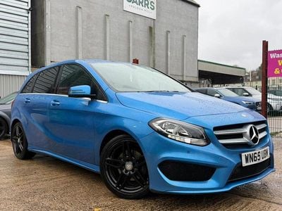 Used Mercedes B200 AMG line 136 HP (100 kW) 2015 Blue MPV