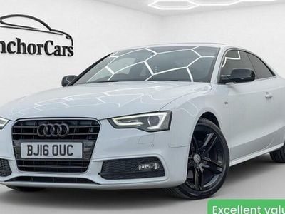 Used Audi A5 S-Line 190 HP (139 kW) 2016 White Coupe