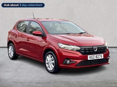 Red Used 2022 Dacia Sandero Comfort Hatchback | £9,699 (Good price)