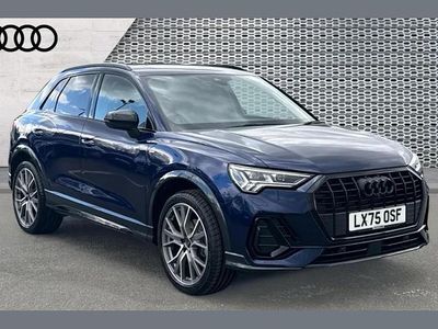 Used Audi Q3 Black Edition 150 HP (110 kW) 2025 Blue SUV