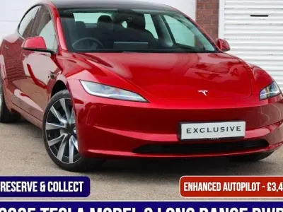 Used Tesla Model 3 Long Range RWD 235 kW (320 HP) 2025 Red Sedan