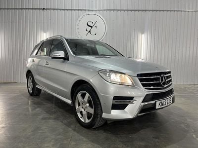 Silver Used 2013 Mercedes ML350 AMG SUV | £11,495 (Fair price)
