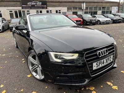 Used Audi A5 Cabriolet S-Line 2014 Black Cabriolet