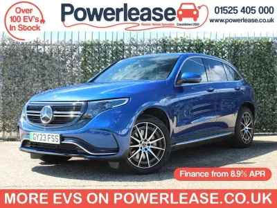 Used Mercedes EQC400 AMG line 300 kW (408 HP) 2023 Blue SUV
