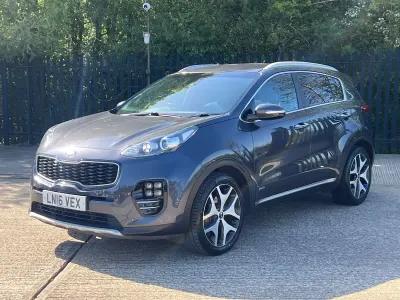 Used Kia Sportage GT-Line 177 HP (130 kW) 2016 Silver SUV