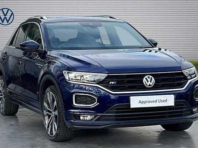 Used VW T-Roc R-line 150 HP (110 kW) 2020 Blue SUV