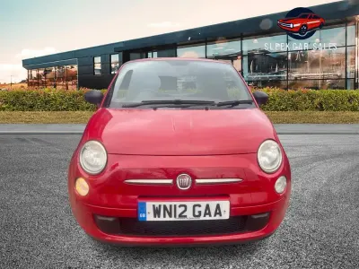 Używany Fiat 500 85 KM (62 kW) 2012 Czerwony Hatchback
