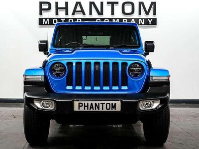 Used Jeep Wrangler Sahara 270 HP (198 kW) 2021 Blue SUV