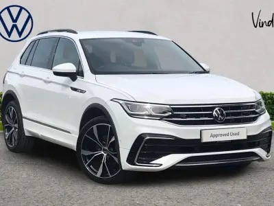 Used VW Tiguan R-line 150 HP (110 kW) 2022 White SUV