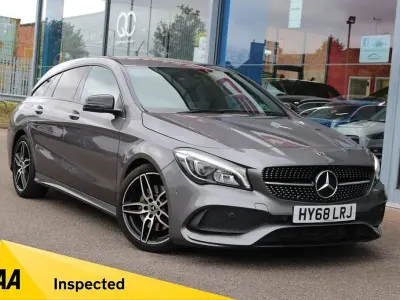 Used Mercedes CLA220 AMG line 2018 Grey Coupe