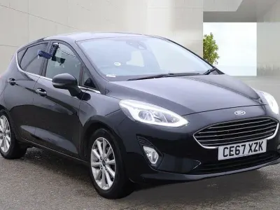 Used Ford Fiesta Titanium 2017 Black Hatchback