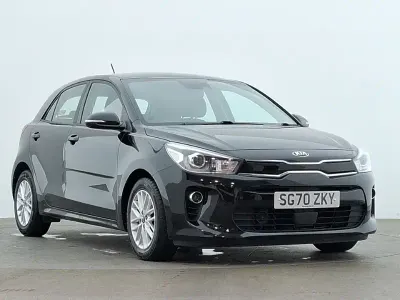 Used Kia Rio 83 HP (61 kW) 2020 Black Hatchback