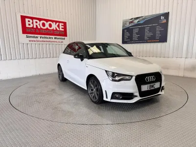 Used Audi A1 S-Line 86 HP (63 kW) 2014 White Hatchback
