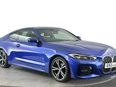 Used BMW 420 M Sport 184 HP (135 kW) 2021 Blue Coupe
