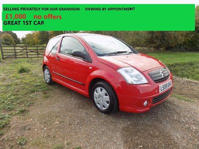 Red Used 2009 Citroën C2 VTR Sport Hatchback | £1,000