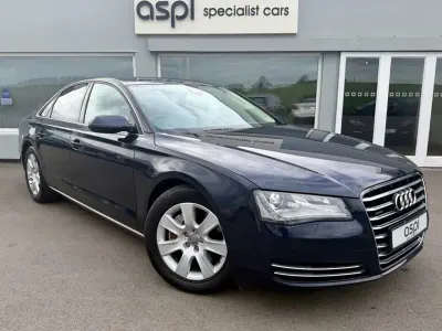 Used Audi A8 Advanced Plus 250 HP (183 kW) 2013 Blue Sedan