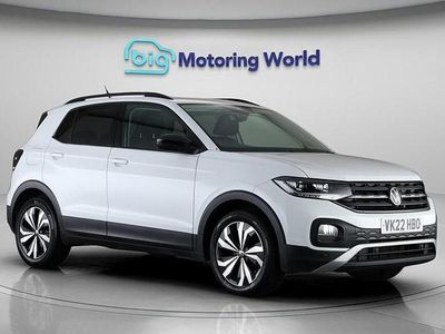 Used VW T-Cross Black Edition 110 HP (80 kW) 2022 White SUV
