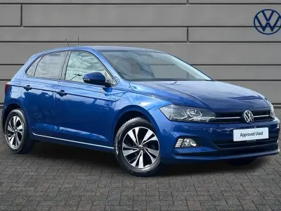 Used VW Polo Match 79 HP (58 kW) 2021 Blue Hatchback