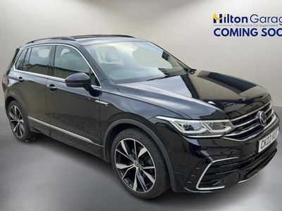 Black Used 2022 VW Tiguan R-line SUV | £23,550 (Fair price)