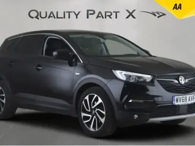 Used Vauxhall Grandland X Elite 130 HP (95 kW) 2018 Black SUV