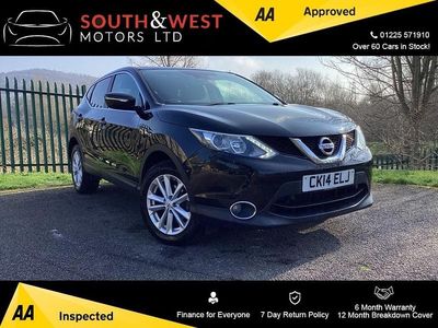 Used Nissan Qashqai Acenta Premium 115 HP (84 kW) 2014 Black SUV