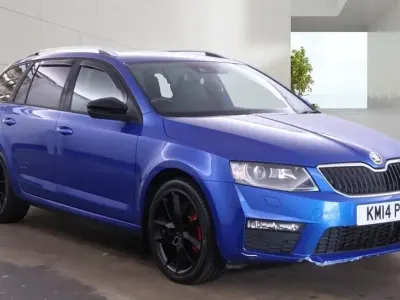 Used Skoda Octavia vRS 2014 Blue Estate