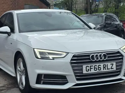 Używany Audi A4 S-Line 190 KM (139 kW) 2016 Biały Sedan/Limuzyna