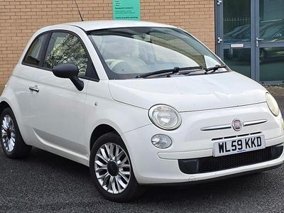 Used Fiat 500 Pop 69 HP (50 kW) 2009 White Cabriolet