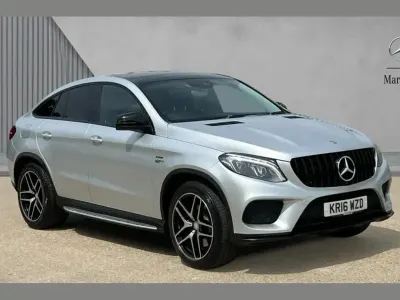 Used Mercedes GLE450 AMG Premium 367 HP (269 kW) 2016 Iridium silver metallic SUV